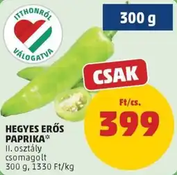 PENNY Hegyes erős paprika ajánlat