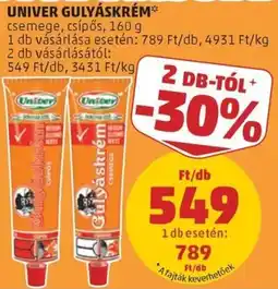 PENNY Univer gulyáskrém ajánlat