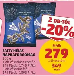 PENNY Salty héjas napraforgómag ajánlat