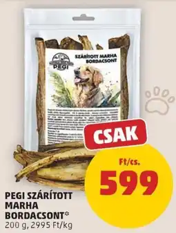 PENNY Pegi szárított marha bordacsont ajánlat