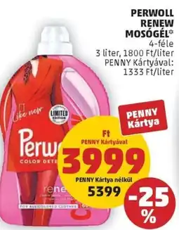 PENNY Perwoll renew mosógél ajánlat