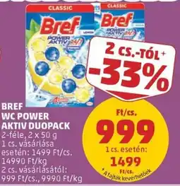 PENNY Bref wc power aktiv duopack ajánlat