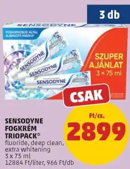 PENNY Sensodyne fogkrém triopack ajánlat