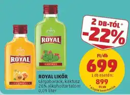 PENNY Royal likőr ajánlat