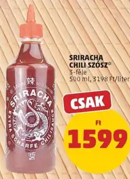 PENNY Sriracha chili szósz ajánlat