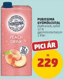 PENNY Purissima gyümölcsital ajánlat