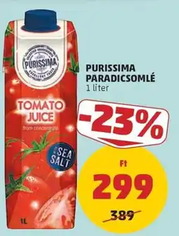 PENNY Purissima paradicsomlé ajánlat