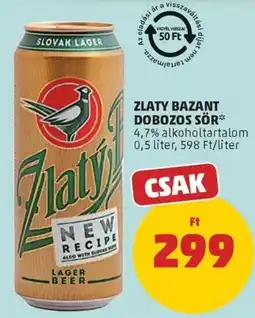 PENNY Zlaty bazant dobozos sor ajánlat
