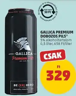 PENNY Gallica premium pils ajánlat