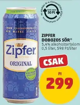 PENNY Zipfer original ajánlat