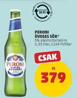 PENNY Peroni üveges sör ajánlat