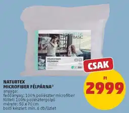 PENNY Naturtex microfiber félpárna ajánlat