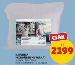 PENNY Naturtex microfiber kispárna ajánlat