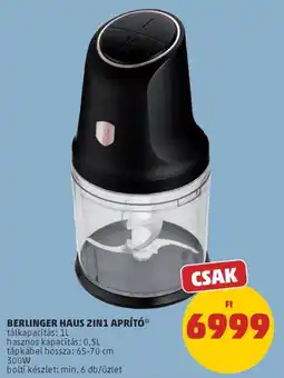 PENNY Berlinger Haus 2in1 aprító ajánlat