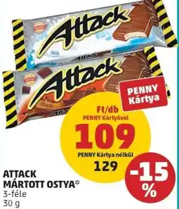 PENNY Attack mártott ostya ajánlat
