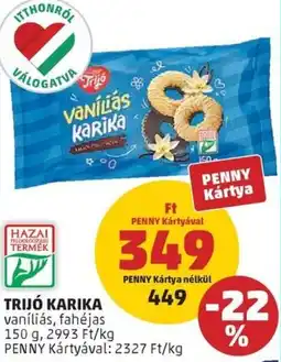 PENNY Trió karika vaníliás, fahéjas ajánlat