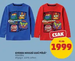 PENNY Gyerek hosszú ujjú póló ajánlat