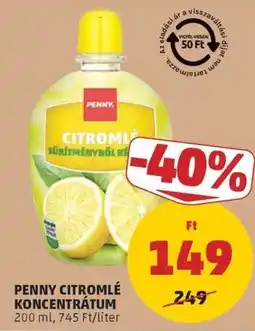 PENNY Penny citromlé koncentrátum ajánlat