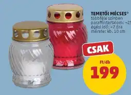 PENNY temetői mécses ajánlat