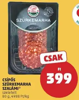 PENNY Privat Mís csípős szürkemarha szalámi ajánlat