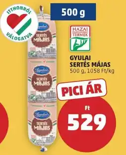 PENNY Gyulai sertés májas ajánlat