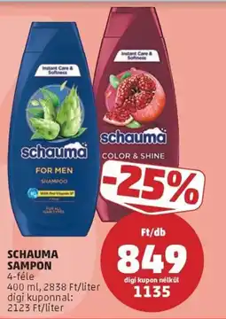 PENNY Schauma sampon ajánlat