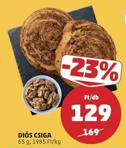 PENNY Diós csiga ajánlat