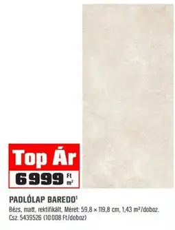 OBI Top Ár padlólap baredo1 ajánlat