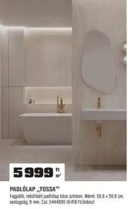 OBI Tossa padlólap ajánlat