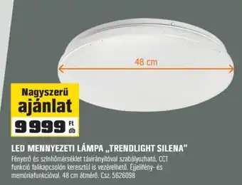 Trendlight silena led mennyezeti lámpa