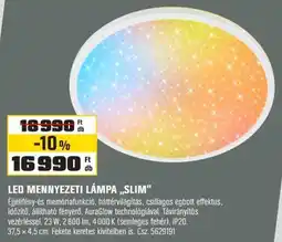 OBI Led mennyezeti lámpa slim ajánlat