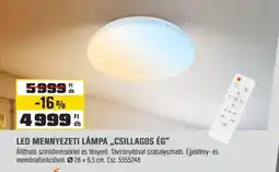OBI Led mennyezeti lámpa csillagos ég ajánlat
