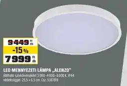 OBI Led mennyezeti lámpa "alenzo" ajánlat