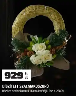 OBI Díszített szalmakoszorú ajánlat