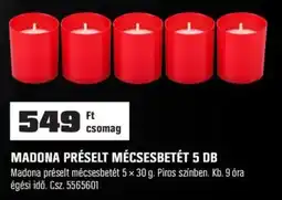 OBI Madona préselt mécsesbetét ajánlat