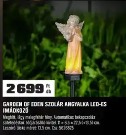 OBI Garden of Eden szolár angyalka led-es imádkozó ajánlat