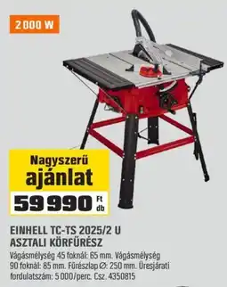 OBI Einhell asztali körfűrész ajánlat