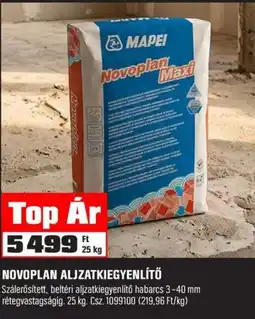 OBI Novoplan aljzatkiegyenlítő ajánlat