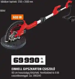 OBI Einhell gipszkarton csiszoló ajánlat