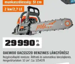 OBI Daewoo dacs5220 benzines láncfűrész ajánlat