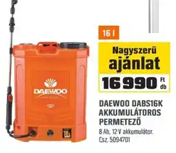 OBI Daewoo akkumulátoros permetező ajánlat