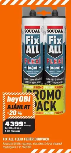 OBI Soudal fix all flexi ajánlat
