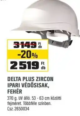 OBI Delta plus zircon ipari védősisak ajánlat