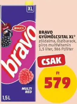 PENNY Bravo gyümölcslé XL ajánlat