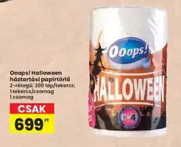 Interspar Ooops! halloween háztartási papírtörlő ajánlat