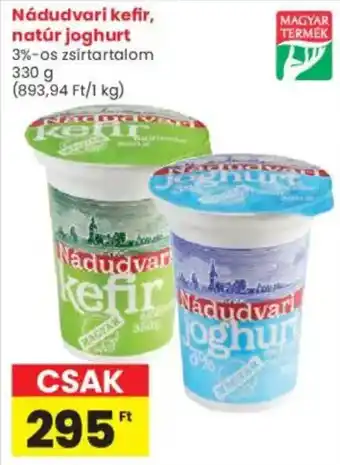 Nádudvari kefir, natúr joghurt