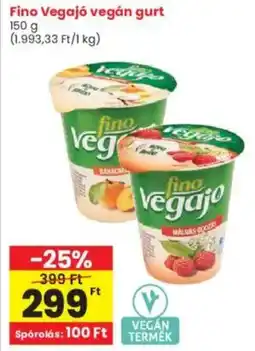 Interspar Fino Vegajó vegán gurt ajánlat