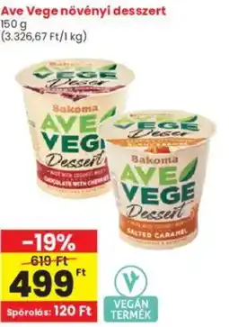 Interspar Bakoma ave vegi desszert ajánlat