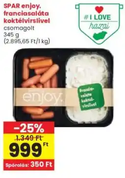 Interspar Spar enjoy franciasaláta ajánlat