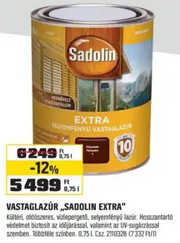OBI Sadolin extra vastaglazúr ajánlat